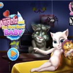 Игра Беременная Анжела и Говорящий кот Том