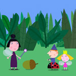Игра Няня Плам и Холли: Учим заклинание