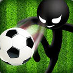 Игра Стикмен играет в футбол