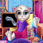 Игра Лечим говорящую Анжелу