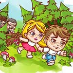 Игра Джим и Мэри в лесу