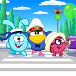 Игра Смешарики Азбука безопасности