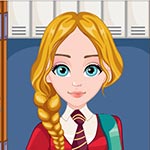 Игра Парикмахерская: Прическа в школу