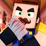Игра Привет сосед в майнкрафте