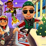 Игра Сабвей Серф: Бег со Снеговиком