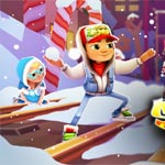 Игра Сабвей Серф на лыжах