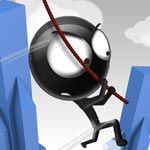 Игра Стикмен летает на веревке