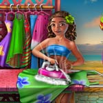 Игра Уборка в доме Моаны без времени