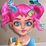 Игра Стрижка для вредной малышки