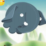 Игра Для одной девочки: Круглый слоник