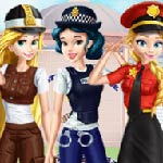 Игра Полиция девушек Дисней