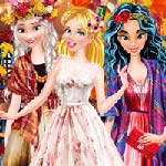Игра Принцессы Диснея на осеннем балу
