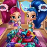 Игра Уборка в шкафу Шиммер и Шайн