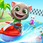 Игра Аквабайк Говорящего Тома 2