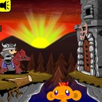 Игра Счастливая обезьянка 11: Рыцари