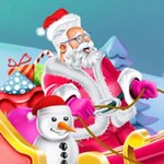 Игра Дизайнер Санта Клауса геймплей