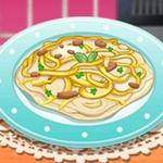 Игра Кухня Сары: Куриное фетучини геймплей