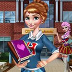 Игра Школьный день принцесс геймплей