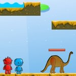 Игра Выживание в мире динозавров геймплей