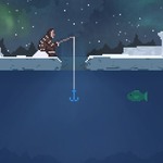 Игра Зимняя рыбалка геймплей