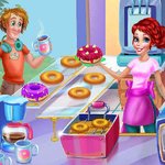 Игра Пекарня пончиков геймплей