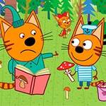 Игра Три кота: Коржик грибник геймплей