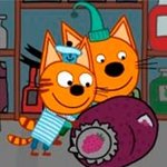 Игра Три кота развлекаются геймплей