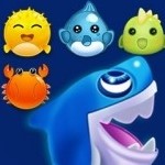 Игра Акула и рыбки геймплей