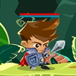 Игра Кликер отважного героя геймплей