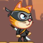 Игра Котёнок ниндзя геймплей