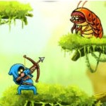 Игра Лучник против букашек геймплей