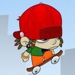 Игра Юный скейтер геймплей