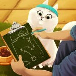 Игра Зарядка для кошки геймплей