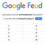 Игра Google Feud геймплей