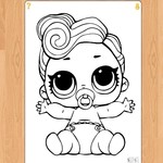 Игра Малышка кукла Лол геймплей