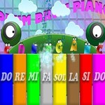 Игра Детское пианино геймплей