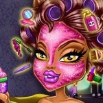 Игра Монстер Хай: Макияж Клодин геймплей