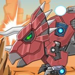 Игра Робот динозавр Трицератопс геймплей