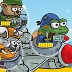 Игра Солдаты: Армия животных геймплей