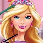 Игра Стилист для Барби геймплей