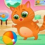 Игра Весёлые забавы Котика Бубу геймплей