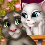 Игра Кот Том влюблен Игра Кот Том влюблен