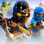 Игра Собери картинку с Ниндзяго геймплей