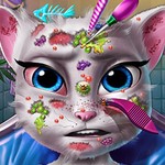 Игра Анжела у косметолога