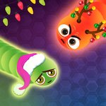 Игра Новогодние червячки геймплей