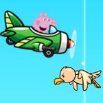 Игра Пеппа на самолёте