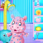 Игра Для девочек 5 лет: Время мыться геймплей