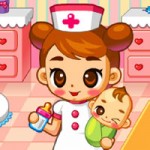Игра Больница для беременных: кормление деток