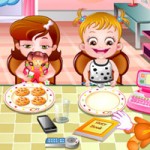 Игра Беби Хейзел: Этикет за столом