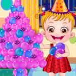 Игра Новый год с малышкой Хейзел